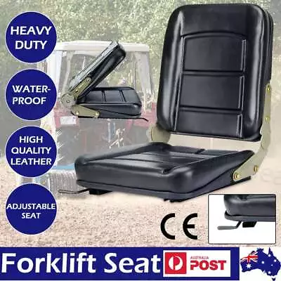 Tractor Seat Forklift Excavator Truck Universal Backrest Chair Adjust For Bobcat • $70.95