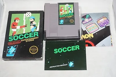 Soccer HANGTAB No Code Nintendo NES Complete In Box NEAR MINT • $599.99