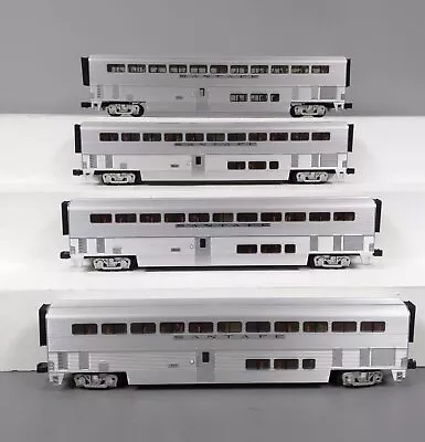 Lionel 6-39129 Santa Fe Hi-Level Aluminum Car Set EX • $579.73