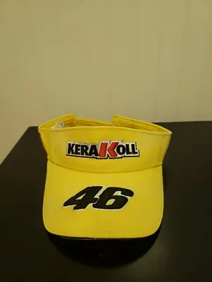 KERAKOLL VR/46 The Doctor Official Racing Apparel Visor Cap Yellow Hat  • $29.99