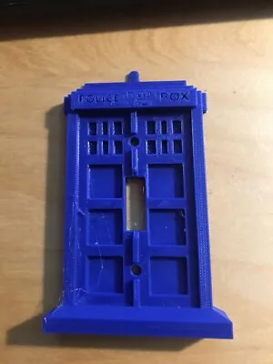 $8.74 • Buy Doctor Who Tardis FAN ART Police Box Light Switch Cover Plate Phone Booth Dr Who