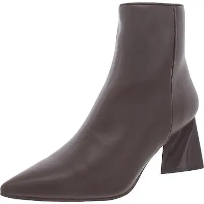 $26.19 • Buy Steve Madden Womens Ericka Faux Leather Block Heel Ankle Boots Shoes BHFO 2375