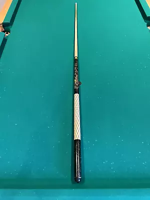 Vintage J Flowers Pool Cue With Wood Carving Flowers And Rhinestone - 18.3oz 58  • $79.99