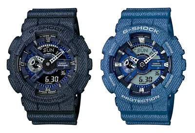 £49.99 • Buy G-Shock Navy Blue & Soft Blue GA-110 Denim Series Mens Stylish Watch