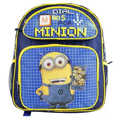 Despicable Me Minions Dial Toddler Boys 14  Medium Backpack For School • $19.54