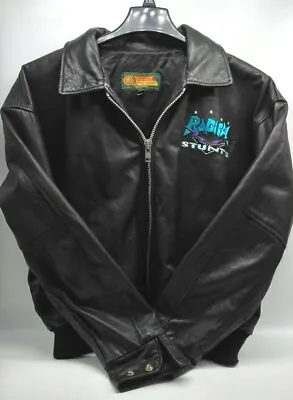 $224.99 • Buy Radical Stunts Vintage 80's Leather Jacket Pyrotechnic Team For Metallica RARE!