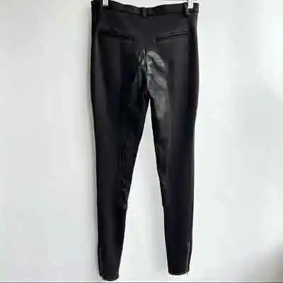 $58 • Buy A.L.C. Size 4 Breeches Style Skinny Pants With Leather Inserts