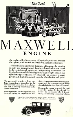 C1915 MAXWELL AUTOMOBILE GOOD ENGINE VINTAGE ADVERTISEMENT Z1065 • $22.22