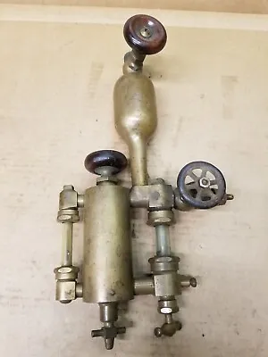 Vintage Lunkenheimer Spray Feed Brass Lubricator Oiler Hit Miss Steam Engine • $499.99