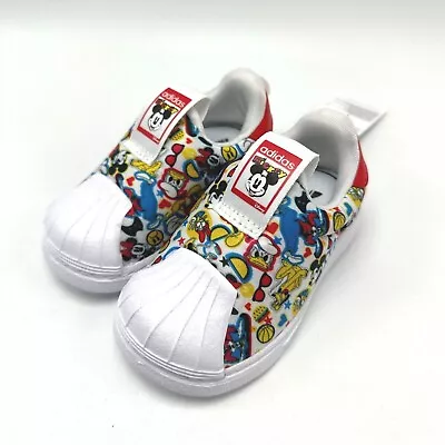 ADIDAS Superstar 360 I 'Mickey And Friends' ID9707 Toddler Shoes 5K-9K • $40