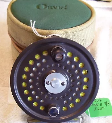 52220 Vintage Orvis Battenkill 7/8 Fly Reel Smooth  3.25  Pouch • $143.96