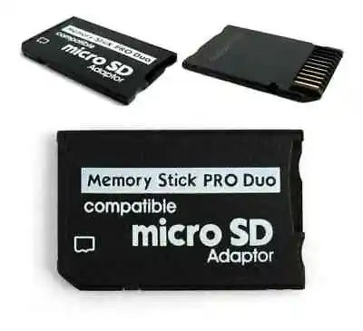 Micro SD SDHC TF To Memory Stick MS Pro Duo Card Reader PSP Adapter Converter US • $2.94