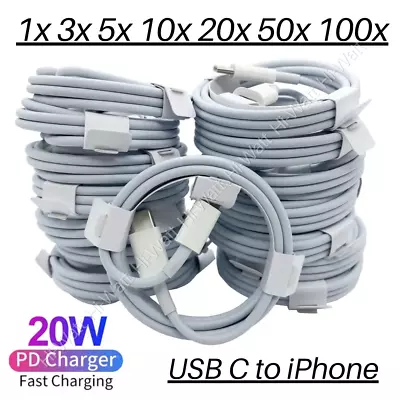 USB C To IPhone Charger Cable Fast Charging Cord For IPhone 14 13 12 11 Pro LOT • $182.53