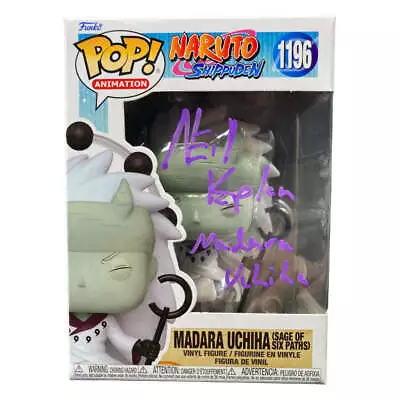 Neil Kaplan Signed Funko POP Naruto Madara Uchiha Autographed JSA COA • $189.99