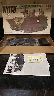 Tamiya M113 Apc Vietnam Tank 1/35 Scale Model Kit  • $35