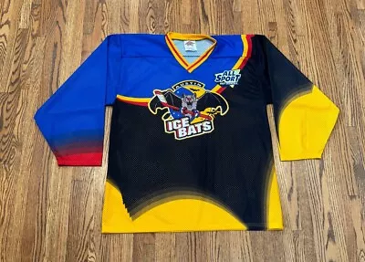 Austin Ice Bats Vintage 90s Projoy Express WPHL Minor League Hockey Jersey MiC L • $228.99