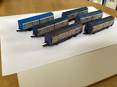 N Gauge Wagons. Rake 6 'ferry' • £20