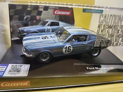 NIB Carrera Evolution Ford Mustang GT 1/32 Slot Car #16  • $49.99