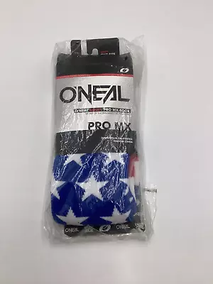 (QTY 1) O'Neal Adult Pro MX Sock USA Theme *Free Shipping* • $16.71