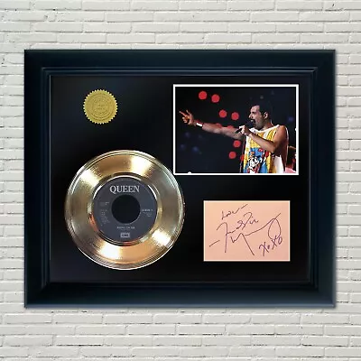 Queen Framed 45 Gold Record Reproduction Signature Display  • $129.95
