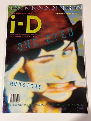 I-D Magazine N°31 NOV 1985 London Fashion Art Design TABOO Leigh Bowery Clubs UK • $44.99