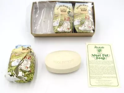 Mitchell's Wool Fat Soap Large 150g (5.5oz Approx) Pack Of 3  One Bar Unwrapped • $19.99