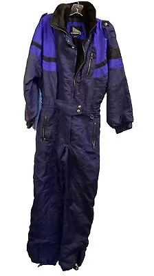 Vintage 80’s 90’s Cornice Men’s Size S One Piece Snowsuit Ski Suit Snowmobile • $55.99