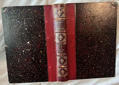 Antique 1866 Le Verger Fruits Book Leather Book Cover Art Journals/ Projects • $7