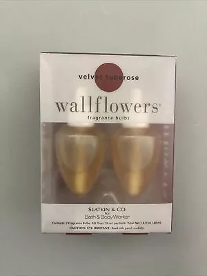 Bath And Body Works Velvet Tuberose Wallflowers Refills 2 Bulbs NEW • $28.76