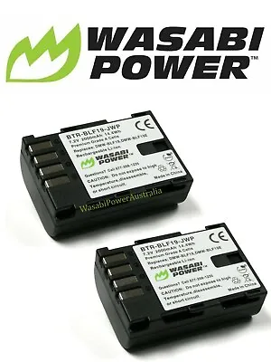 Wasabi Power Battery X 2 For Panasonic DMW-BLF19 Panasonic Lumix DMC-GH4DC-GH5 • $65.50