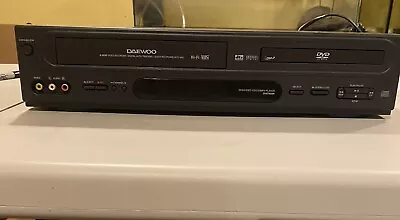 Daewoo DVD VCR Combo Black Tested And Working Model Dv6t834N No Remote • $39.99