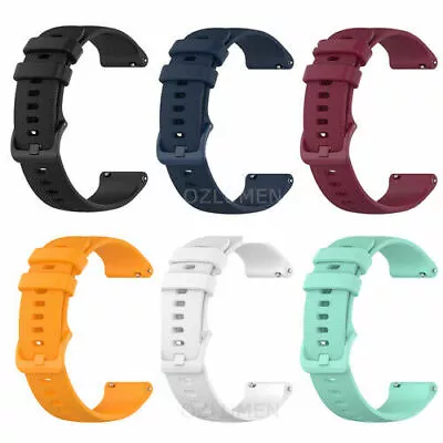 Silicone Watch Band Strap For PEBBLE TIME ROUND (Quick Release 20mm) • $9.77