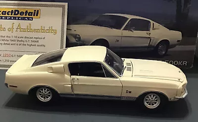 1/18 Scale Car Legend 1968 SHELBY MUSTANG GT500KR Diecast Model Car #311 Of 1250 • $169.99