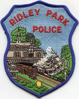 RIDLEY PARK PENNSYLVANIA PA Train POLICE PATCH • $9.99