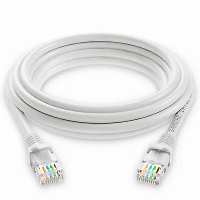 60FT CAT5 Cat5e Ethernet Patch Cable RJ45 Network Wire PC Router PoE Switch Cord • $10.99