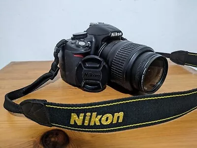 Nikon D D3100 14.2MP Digital SLR Camera - Black (Kit W/ AF-S DX 18-55mm) • £130