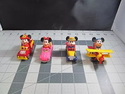 VTG Lot Of 4 1970s Disney Mickey Mouse Diecast Cars/ Plane RARE • $7.99