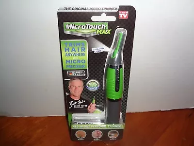 Micro Touch Max All In One Personal Hair Trimmer W/LED Light For Nose Ears Neck • $17.95