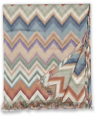 Missoni Home Aron Throw 100% Wool Thin Blanket Italy Chevron 55 X71  $615 New • $399.95