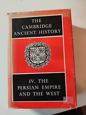 The Cambridge Ancient History - Volume IV Persian Empire And The West  • £39.99