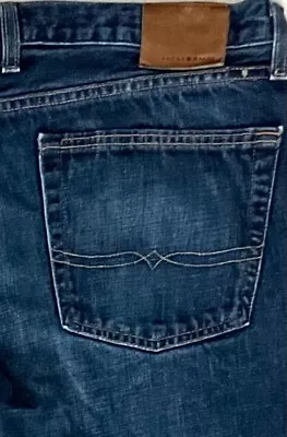 Lucky Brand Men's 363 Vintage Straight Dark Blue Jeans $110 Size 36 X 30 • $18.49