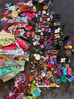 200 + Lot Barbie  Monster High  Disney Clothes & Accessories Lot • $13.50