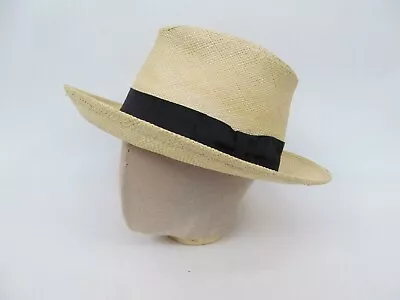 Vintage Stetson Straw Fedora Or Panama Hat • $100