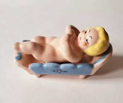 Rare Vintage Kay Finch Baby Jesus Figurine Blonde Hair Nativity 3.5” • $39.95