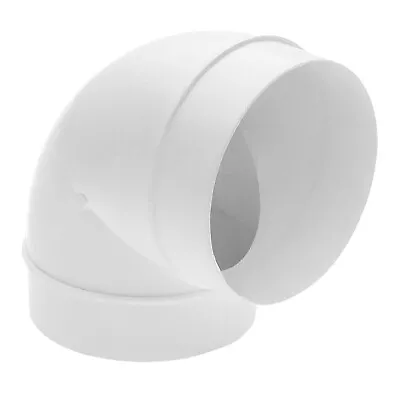 £8.09 • Buy Tumble Dryer Elbow Duct 4  100mm 90 Degree Bend Vent Hose Pipe Tube Connector