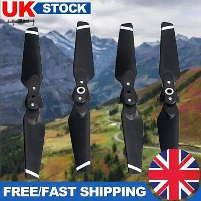 4pcs Folding Carbon Fiber Blades Propeller For DJI Spark Drone(Silver) • £5.89