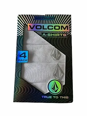 NIB Volcom Men's 4-Pack Tanks Tops Undershirts Cotton Blend  S M L XL  • $19.99