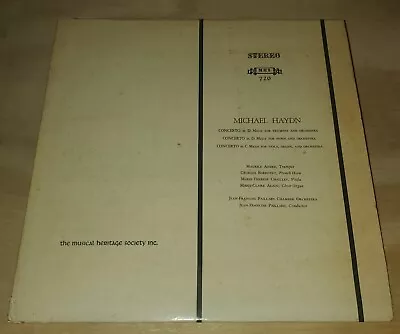 The Musical Heritage Society - Michael Haydn(1737-1806) - 12  Vinyl 1991 MHS 720 • $17.88