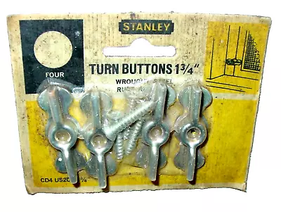 Vintage Cabinet Bow Tie Turn Latches Screen Door Jelly Cupboard Button Holds USA • $9.25