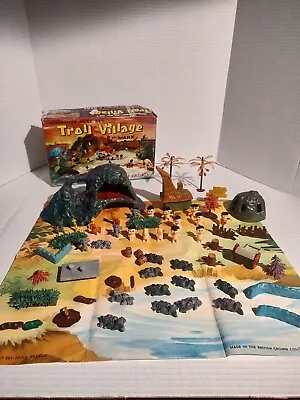 Marx Toys 1965 Troll Village Cave Set Miniature Playset Hong Kong Vtg W-Box • $99